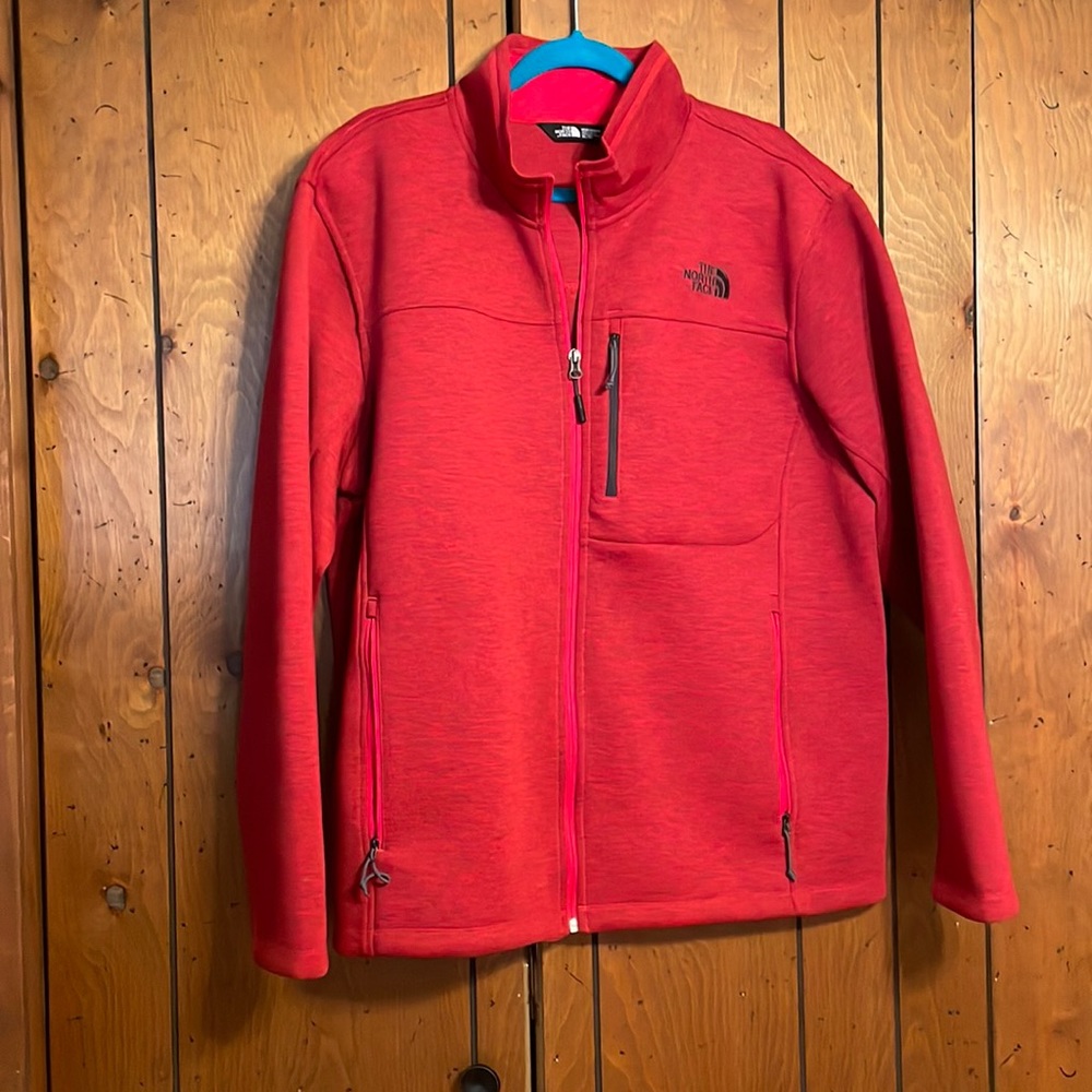 North face mens XL jacket(red)